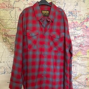 DIXXON red and grey Flannel XXL